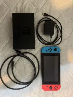 や*き様 Nintendo Switch 本体(青/赤) 128gbsdカード付