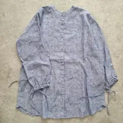 サマンサモスモス　SM2　2way　リボンチュニック　リネン