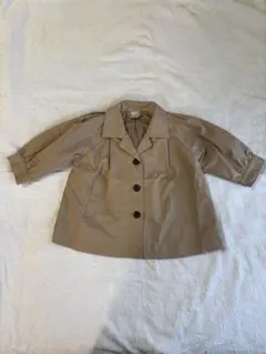 petit main （プティマイン）:トレンチコート ベージュ Sサイズ