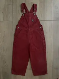 Ralph Lauren オーバーオール　赤　100