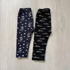 ユニクロ　レギンス　80 2枚セット