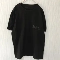 MHL. クルーネックTシャツ　ブラック