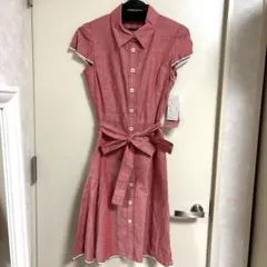 ギャリービスコンティ　赤　半袖　ワンピース　新品未使用