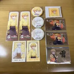 鬼滅の刃 明治村 特典 カード しおり 缶バッジ ポラショット アクキー 善逸