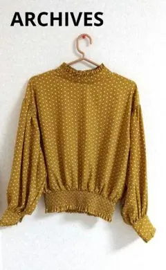ARCHIVES★ハイネックブラウス