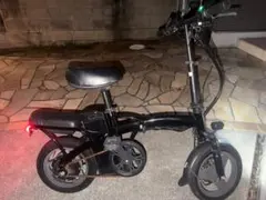 M-DING 電動アシスト自転車 折りたたみ式 ブラック - メルカリ