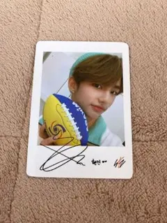 straykids ヒョンジン　ファンシップ　トレカ　ポラロイド