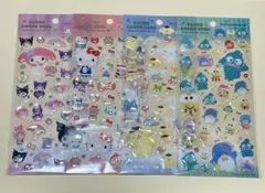 サンリオ　クリアキャンディーシール　4枚セット
