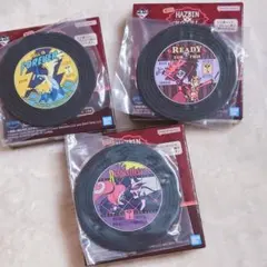 ハズビンホテル 一番くじ G賞　レコード風ラバーコースター　3種