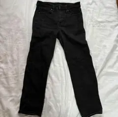 ユニクロ ジーンズ黒スキニー