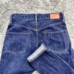 美品✨NEGATIVE DENIM ダークブルー ストレートジーンズ サイズ1