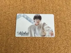 なにわ男子 +Alpha 特典 クリアソロカード　藤原丈一郎