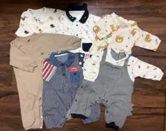 秋冬ベビー服 ロンパース まとめ売り