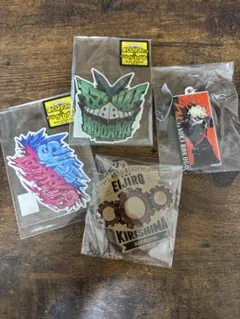 ヒロアカアクリルキーホルダー　ステッカー　爆豪勝己　轟焦凍　切島鋭児郎　緑谷出久