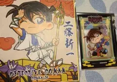 コナン 大阪城コラボ 色紙 カード 新一