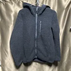 【UNIQLO】ユニクロ 防風ボアフリース　フルジップパーカー　S