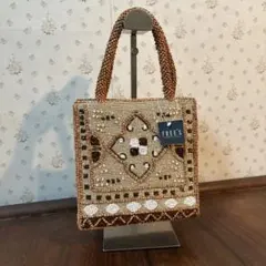 値下げしましたFREE'S ビーズハンドバッグ