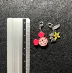 ディズニー　チャーム　2個セット