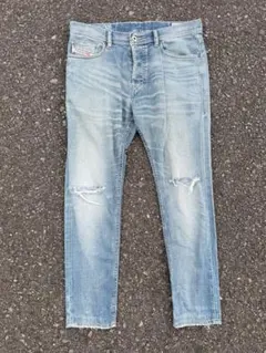 DIESEL デニム ジーンズ ダメージ加工 W31 L32 アメカジ グランジ 