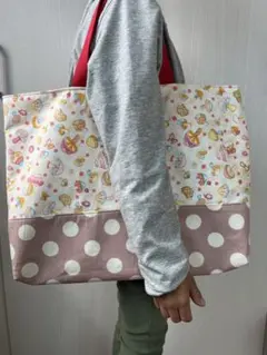 入学入園準備品　レッスンバック　おけいこバック　ハリネズミ柄