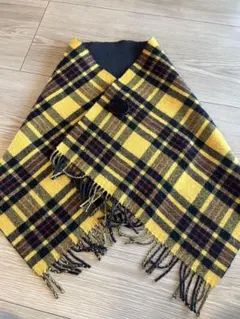 リバーシブルチェックマフラー