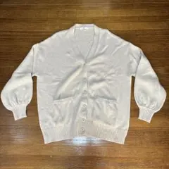 WEGO ベージュ スクールニット　カーディガン　美品