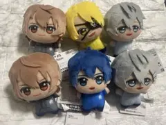 【6点セット】カラフルピーチ　おそろいパーカー　ちびぐるみ　ぬいぐるみ