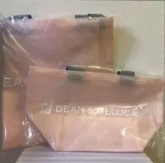 DEAN＆DELUCA メッシュトートバッグ スモークピンク エコバッグ