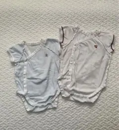 familiar ベビー肌着 セット　60 くま　刺繍