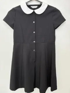 丸襟　ワンピース　ブラック 130