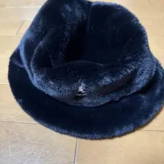 KANGOL ファー バケットハット ブラックのサムネイル