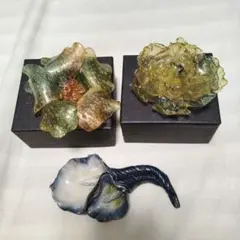 花 ブローチ グラデーション　レディース　レトロ　ヴィンテージ　花モチーフ