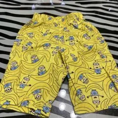 送料無料★ミニオン ★バナナ柄 半ズボン★ハーフパンツ★XS★120サイズ