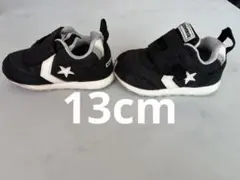 CONVERSE スニーカー 13cm 黒白コンバース BABY RS