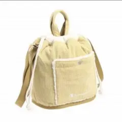 ショルダーバッグ Champion チャンピオン　ボア　コーデュロイ　巾着