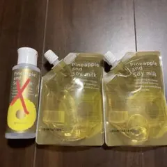 わたあめ様専用☆パイナップル豆乳 ローション プレミアム エコパック 2個セットのサムネイル