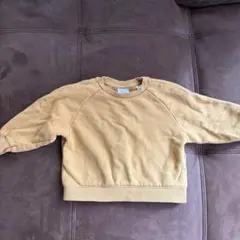 ZARA トレーナー　マスタードイエロー　92