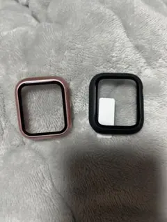 Apple Watch 全面カバーセット　40cm ブラック　ゴールドピンク