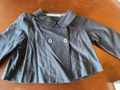 ファミリア　ネイビー ボタン付きジャケット フォーマル