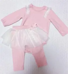 ブランシェス ロンパース チュールレギンス セットアップ