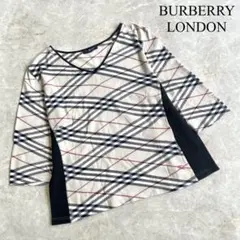 BURBERRY LONDON ノバチェック Ｖネック カットソー 大きいサイズ
