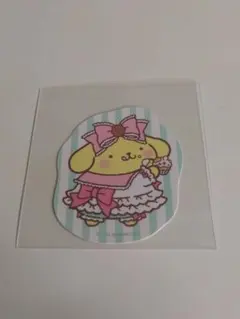 ポムポムプリン プリンのおもてなしパーティ トレーディングホログラムステッカー