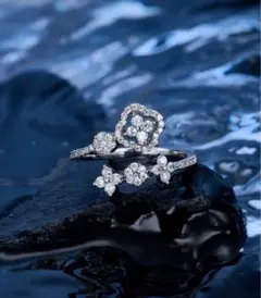 ❤︎新品❤︎ シルバー リング ジルコニア