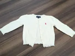 Ralph Lauren カーディガン 24M クリーム色