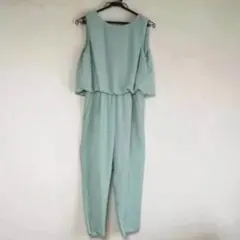 ミントグリーン　パーティードレス　Sサイズ
