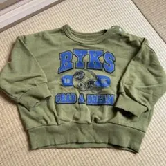 LSPオリーブグリーン トレーナー 90サイズ