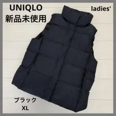 ユニクロ パウダーソフトダウンベスト レディース XL ブラック 新品未使用