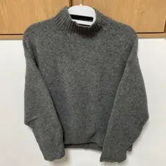 【みぃ様】UNIQLO スフレヤーン　モックネック　セーター　ニット　Mサイズ