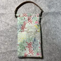 花柄 スマホショルダーバッグ