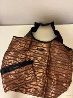 フォション FAUCHON リュック バックパック ロゴ柄 ブラック ピンク 